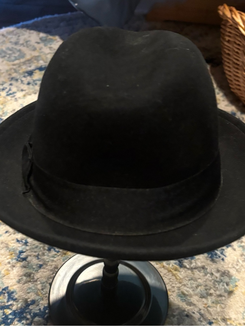 Jos. A. Bank Black Wool Fedora Hat